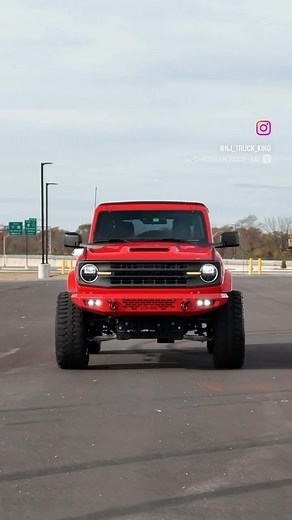 7.3K views · 40 reactions | 掠 RACE RED BRONCO! 2023 FORD BRONCO 4x4 2K MILES TWO TONE DIAMOND STITCH BLACK 2.3L ECOBOOST ENGINE 10 SPEED AUTOMATIC TRANSMISSION OVER $21,000 IN UPGRADES DV8 FRONT AND REAR BUMPER 22x12 GEAR OFF ROAD WHEELS APPLE CARPLAY $69,900 Text @nj_truck_king_scott 856-420-0787 Text @nj_truck_king_deena 856-420-0788 | King of Cars & Trucks Inc. | Facebook