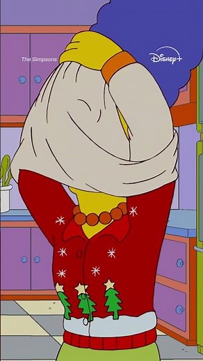 Marge wastes no time getting into the holiday spirit!