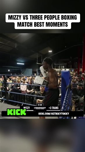 Mizzy vs Three People Boxing Match Highlights