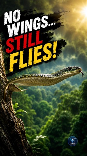 The Snake That Can Fly #facts