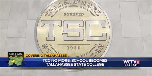 Tallahassee Community College officially becomes Tallahassee State College
