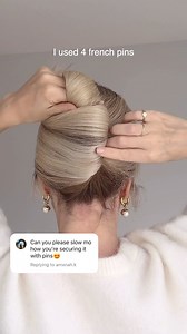 33K views · 191 reactions | How to use french pins to secure any hairstyle all day!❤️ #howto #frenchpin #frenchhairpin #frenchhairpins #hairtips #hairtipsandtricks | Alex Gaboury | Facebook