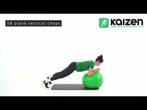 SB plank vertical chops