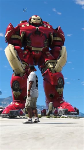 Shinchan and doeramon find gaint iron suits #gta5 #shinchancomedy