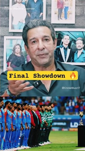 Asia Cup 2025: Wasim Akram Talks INDvsPAK Final🏏 #indvspak #asiacup2025 #cricket #shorts #asiacup