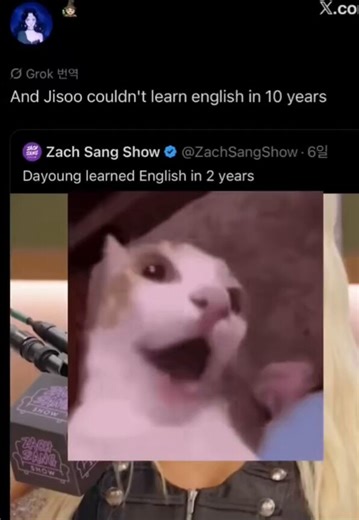 Who tf said Jisoo doesn't know English or hasn't studied English? She's proven many times that she can communicate with westerners, but ofc you guys dgaf. She also has an entire app built for communicating with fans worldwide so no one has to worry about language barriers. Speaking English fluently in public is one thing, but why would she use a language she's not proficient in? You'll criticize her for a small mistake instead of paying attention to what she means, so she just want to keep y’all