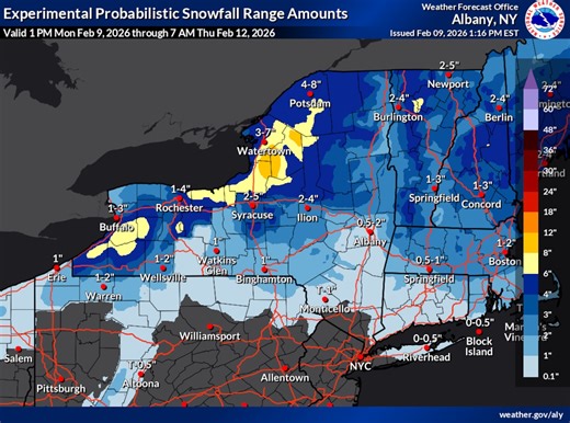 Winter weather advisory: Up to 6 inches of snow possible in Syracuse area