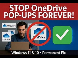 ​Microsoft HATES This: Disable OneDrive Notifications FOREVER