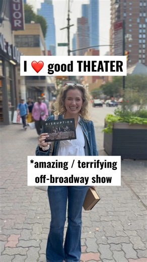 ‪@Disruptionplay‬ im in awe of what you’ve created 💚📱 #theatre #offbroadway #play #theatrekid