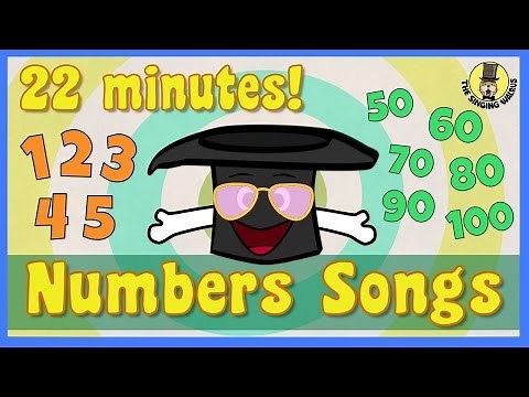 Number Songs for Kids | Kids Song Compilation | The Singing Walrus