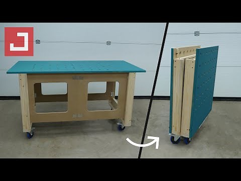 How to make a folding mft workbench ?