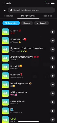 Snapchat sounds ❤️ on TikTok