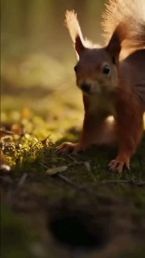A Squirrel Saves The Baby Mole