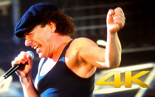 【4K修复】AC/DC《Thunderstruck》经典现场 中英字幕 Live at Donington 1991
