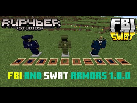 Minecraft Mods | FBI And SWAT Armors 1.0.0!