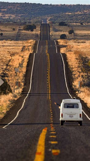 Hunter & Hannah 🧡💛 on Instagram: "Comment “guide” and I’ll send you a free resource on how to start planning your own Route 66 road trip! 🇺🇸 Route 66 is turning 100 years old and there will be events and festivities along the entire route, there hasn’t been a better time to drive this iconic highway. Spanning from Chicago to LA, Route 66 was the first American transcontinental highway. If you were driving west towards the California sun, chances are you were driving Route 66. Take a drive do