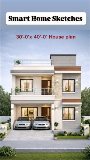30x40 House Plan #indianhousedesign #home #smarthomesketches #houseplan #youtubeshorts #realestate