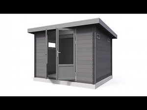 Montagevideo eines pflegeleichten WPC-Gartenhaus