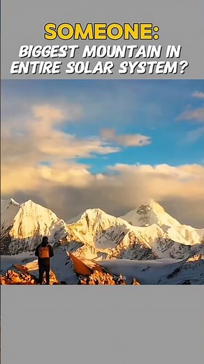 The biggest mountain in entire solar system|Olympus mons mars|