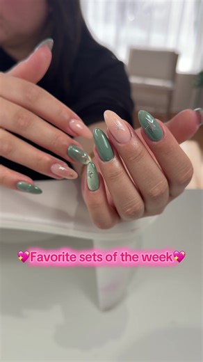 Which set was your fave?🤩 #nailsoftiktok #nailsartvideos #nails #buildergel #nailinspo