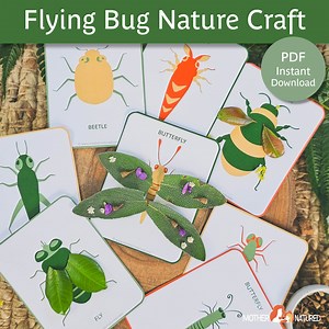 Insect Craft | Bug Nature Crafts | Bug Craft | Moth Craft | Insect Art Projects | Insect Craft Activity | Minibeast Craft Printable - Etsy UK