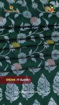 Pure Dupion Silk SAREES | #GayathriReddy |