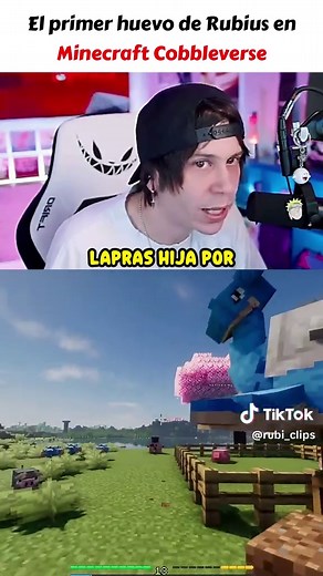 El primer huevo Pokémon de Rubius en Minecraft