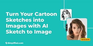 AI Cartoon Sketch to Image Generator Tool