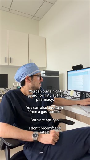 Juan-Pablo Porte DDS MSD on Instagram: "Not all night guards are created equal. Over-the-counter (non-custom) night guards may seem convenient, but for TMJ patients they can actually make things worse. Here’s why I don’t recommend pharmacy night guards for TMJ: • They are not custom-made to your bite • They can shift teeth over time • They may change your jaw position, increasing joint stress • They don’t properly control muscle activity or occlusion • Poor fit can worsen pain, headaches, and cl