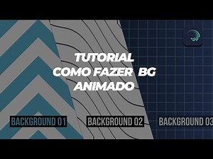TUTORIAIS - COMO FAZER BACKGROUNDS ANIMADOS - Alight Motion