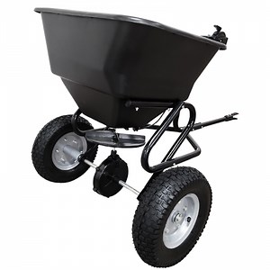 [Hot Item] Tc2414 Tow-Behind Broadcast Spreader, Tow Behind Seed Fertilizer Spreader for Farm Lawn Garden