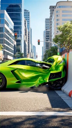 Lamborghini Meets Invisible Wall and Pancakes!😂