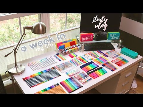 Productive week in my life ✨ study vlog, autumn activities, nature, food