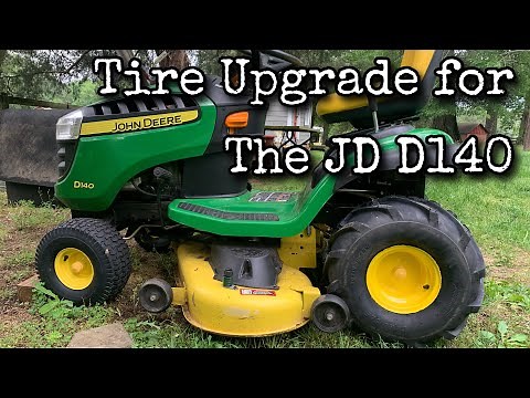 John Deere D140: Gets Tire Upgrade