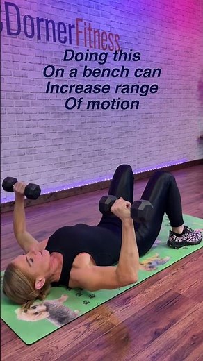 How To do A Lying Chest Press with Dumbbells - Form Tips