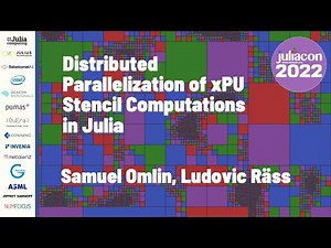 Distributed Parallelization of xPU Stencil Computations in Julia | S. Omlin, L. Räss | JuliaCon 2022