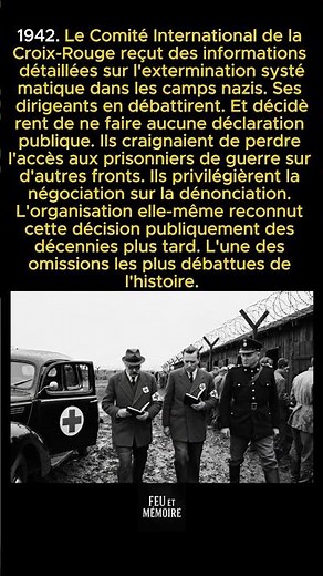 La Croix-Rouge savait pour l'Holocauste depuis 1942 et décida de ne pas le publier