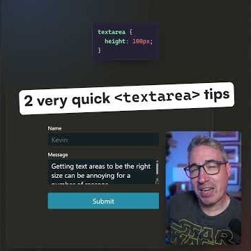 These two features make styling textareas easier