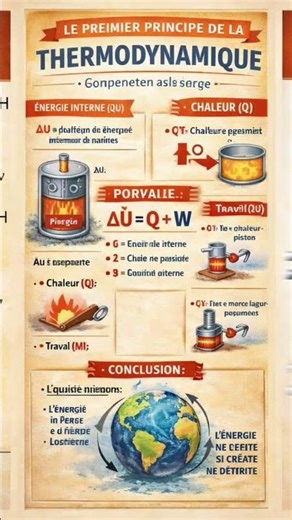 le premier principe de la thermodynamique