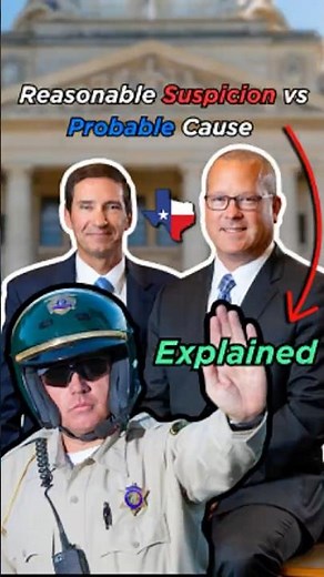 🚔Reasonable SUSPICION vs PROBABLE Cause Explained! #legalexploration #legalseries #legaladvice