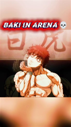 When Baki Enters The Arena 😈 | Baki Hanma Fight Scene Edit #shorts#animeedit #anime