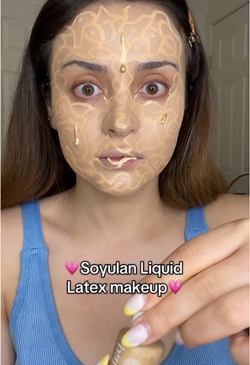 Liquid Latex Makeup Tutorial and Peeling Techniques