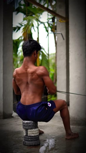 complete back workout,only resistance band.#fitness #gym #homeworkout #fitnessmotivation #viralvideo