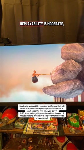 Getting Over It with Bennett Foddy on PC! Also on Mobile! #gaming #review