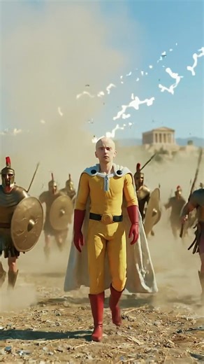“What If Saitama Was in Ancient Greece ⚡”#facts #anime #saitama #animeedit