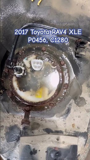 2017 Toyota RAV4 P0456, C1280 #toyota #rav4 #evap #awd #automobile #mechanic #automotive #carpart