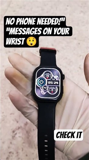 📲 Why reach for your phone when your watch shows everything? See messages instantly!