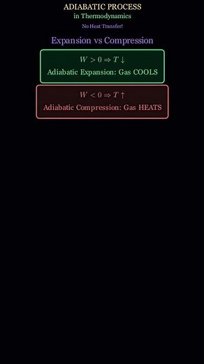 Adiabatic Process Explained 🔥 | No Heat Transfer #thermodynamics #chemicalengineering