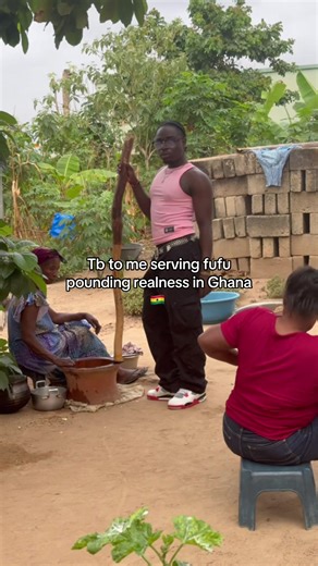 Village core realness #ghana #fyp #vogue | fufu food