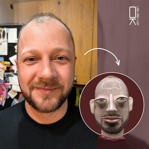 Modern Ceramic Face Sculpture, Abstract Wall Art Mask, Handmade Clay Portrait, Personalized Face Clay Sculpture, Gift for Art Collector - Etsy